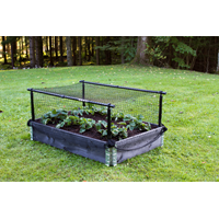 KEBAflexi-garden plast-;och näthöjare svart 1200 mm