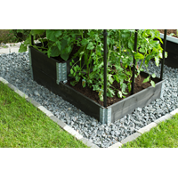 KEBAflexi-garden odlingslåda;svart 80x120cm