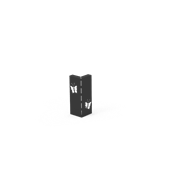 KEBAflexi-garden hörn svart;fjäril för plåtlängd 2-pack