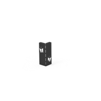 KEBAflexi-garden hörn svart;fjäril för plåtlängd 2-pack