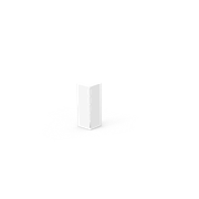 KEBAflexi-garden hörn vit;neutral för plåtlängd 2-pack