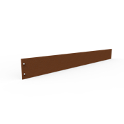 KEBAflexi-garden planteringskant;corten, höjd 120 mm, rak 1150 mm