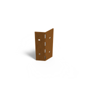 KEBAflexi-garden planteringskant;corten, 120 mm, hörn justerbart