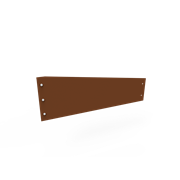 KEBAflexi-garden planteringskant;corten, övergång 120-180 mm, 500 mm