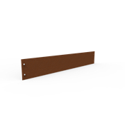 KEBAflexi-garden planteringskant;corten, höjd 120 mm, rak 750 mm