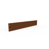 KEBAflexi-garden planteringskant;corten, höjd 120 mm, rak 750 mm