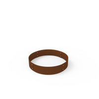 KEBAflexi-garden planteringskant;corten, höjd 120 mm, cirkel 560 mm