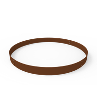 KEBAflexi-garden planteringskant;corten, höjd 120 mm, cirkel 900 mm