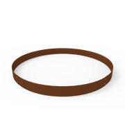 KEBAflexi-garden planteringskant;corten, höjd 120 mm, cirkel 1400 mm