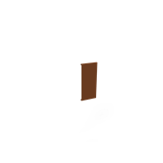 KEBAflexi-garden planteringskant;corten, höjd 180 mm, skarvplåt