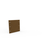 KEBAflexi-garden planteringskant;corten, höjd 180 mm, rak 180 mm