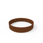 KEBAflexi-garden planteringskant;corten, höjd 180 mm, cirkel 900 mm