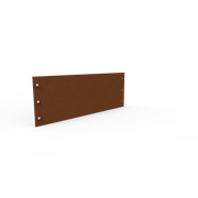 KEBAflexi-garden planteringskant;corten, höjd 180 mm, rak 500 mm