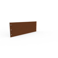 KEBAflexi-garden planteringskant;corten, höjd 180 mm, rak 500 mm