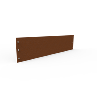 KEBAflexi-garden planteringskant;corten, höjd 180 mm, rak 750 mm