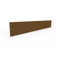 KEBAflexi-garden planteringskant;corten, höjd 180 mm, rak 1150 mm
