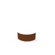 KEBAflexi-garden planteringskant;corten höjd 180 mm kvartsbåge 500 mm