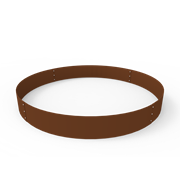 KEBAflexi-garden planteringskant;corten, höjd 180 mm, cirkel 1400 mm