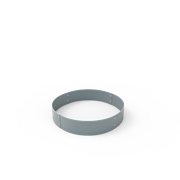 KEBAflexi-garden planteringskant;alu-zink, höjd 120 mm, cirkel 560 mm