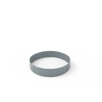 KEBAflexi-garden planteringskant;alu-zink, höjd 120 mm, cirkel 560 mm