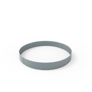 KEBAflexi-garden planteringskant;alu-zink, höjd 120 mm, cirkel 900 mm