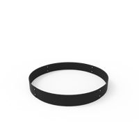 KEBAflexi-garden planteringskant;svart, höjd 120 mm, cirkel 900 mm