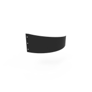 KEBAflexi-garden planteringskant;svart, 180 mm, övergång vänster