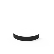 KEBAflexi-garden planteringskant;svart, 120 mm, kvartsbåge 750 mm