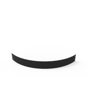 KEBAflexi-garden planteringskant;svart, 120 mm, kvartsbåge 1150 mm