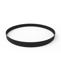 KEBAflexi-garden planteringskant;svart, höjd 120 mm, cirkel 1400 mm