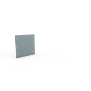 KEBAflexi-garden planteringskant;alu-zink, höjd 180 mm, rak 180 mm