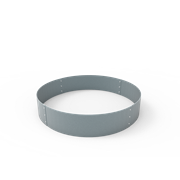 KEBAflexi-garden planteringskant;alu-zink, höjd 180 mm, cirkel 900 mm