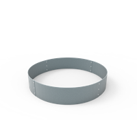 KEBAflexi-garden planteringskant;alu-zink, höjd 180 mm, cirkel 900 mm