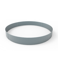 KEBAflexi-garden planteringskant;alu-zink, höjd 180 mm, cirkel 1400 mm