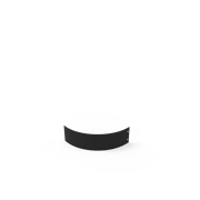 KEBAflexi-garden planteringskant;svart, 120 mm, kvartsbåge 500 mm