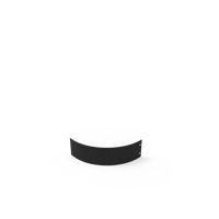 KEBAflexi-garden planteringskant;svart, 120 mm, kvartsbåge 500 mm