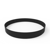 KEBAflexi-garden planteringskant;svart, höjd 180 mm, cirkel 1400 mm