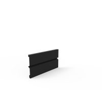 KEBAflexi-garden plåtlängd;svart för odlingslåda 400 (365mm) 2-pack