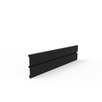 KEBAflexi-garden plåtlängd;svart för odlingslåda 800 (765mm) 2-pack