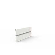 KEBAflexi-garden plåtlängd;vit för odlingslåda 400 (365mm) 2-pack