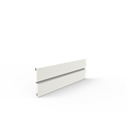 KEBAflexi-garden plåtlängd;vit för odlingslåda 600 (565mm) 2-pack