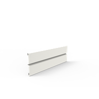 KEBAflexi-garden plåtlängd;vit för odlingslåda 600 (565mm) 2-pack