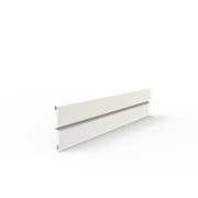 KEBAflexi-garden plåtlängd;vit för odlingslåda 800 (765mm) 2-pack