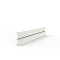 KEBAflexi-garden plåtlängd;vit för odlingslåda 800 (765mm) 2-pack