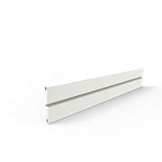 KEBAflexi-garden plåtlängd;vit för odlingslåda 1200 (1165mm) 2-pack