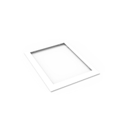 KEBAflexi-gardensnigelskydd;vit för plåtlängd 600x800 mm