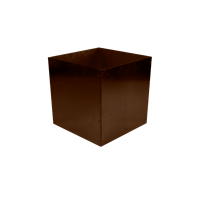 KEBAflexi-garden L-kruka utan botten;corten 60x60x55 cm