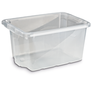 KEBAsort förvaringsbox ;33 liter transparent