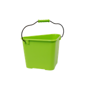 KEBAsort Tricanhink 17l lime;med svart grepe