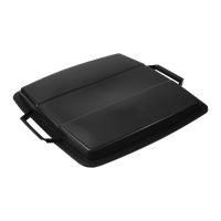 KEBAsort lid for container;90 l black recycled